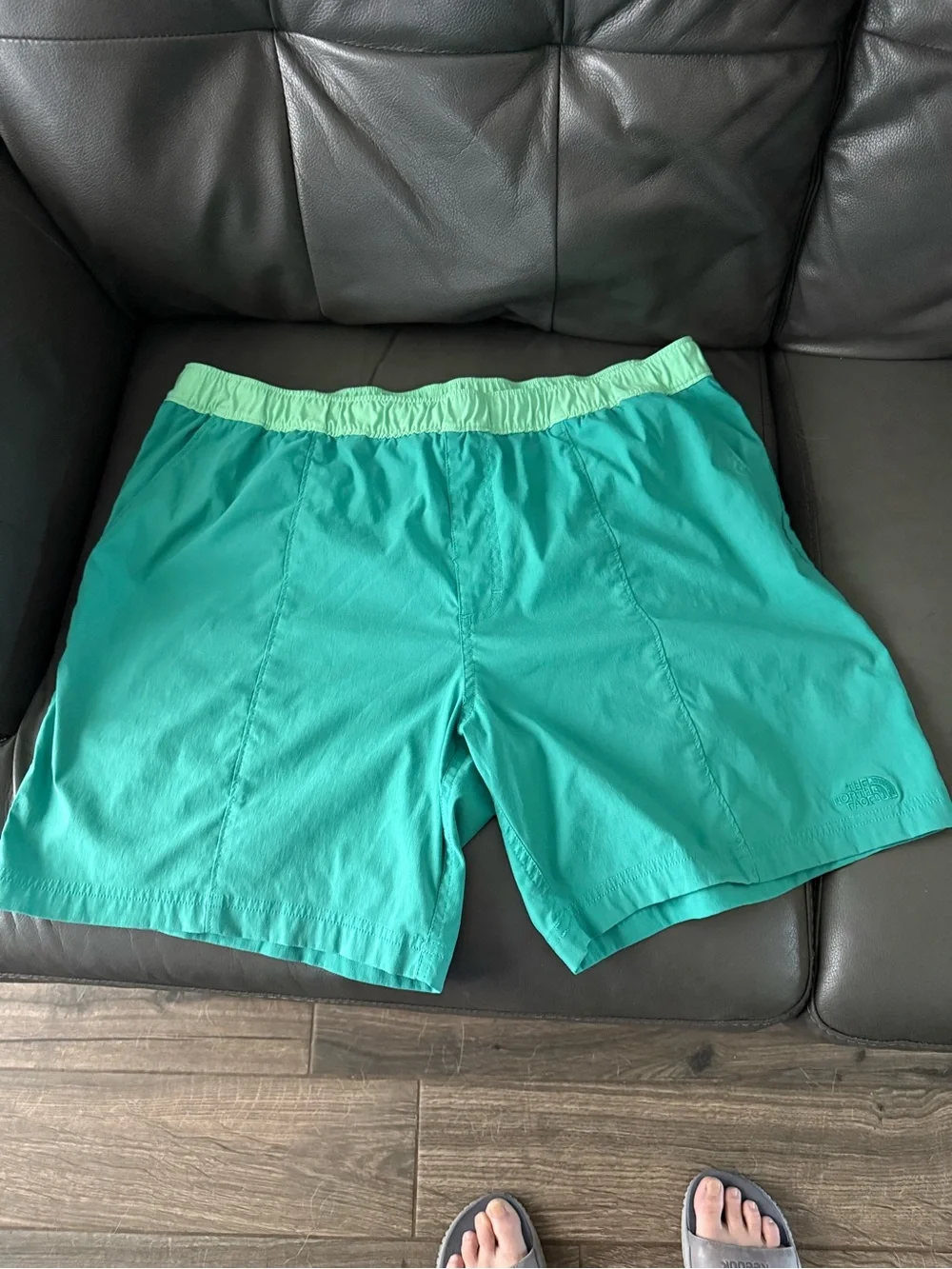 The north face men’s Aqua Teal Lightweight Active Shorts summer shorts gym